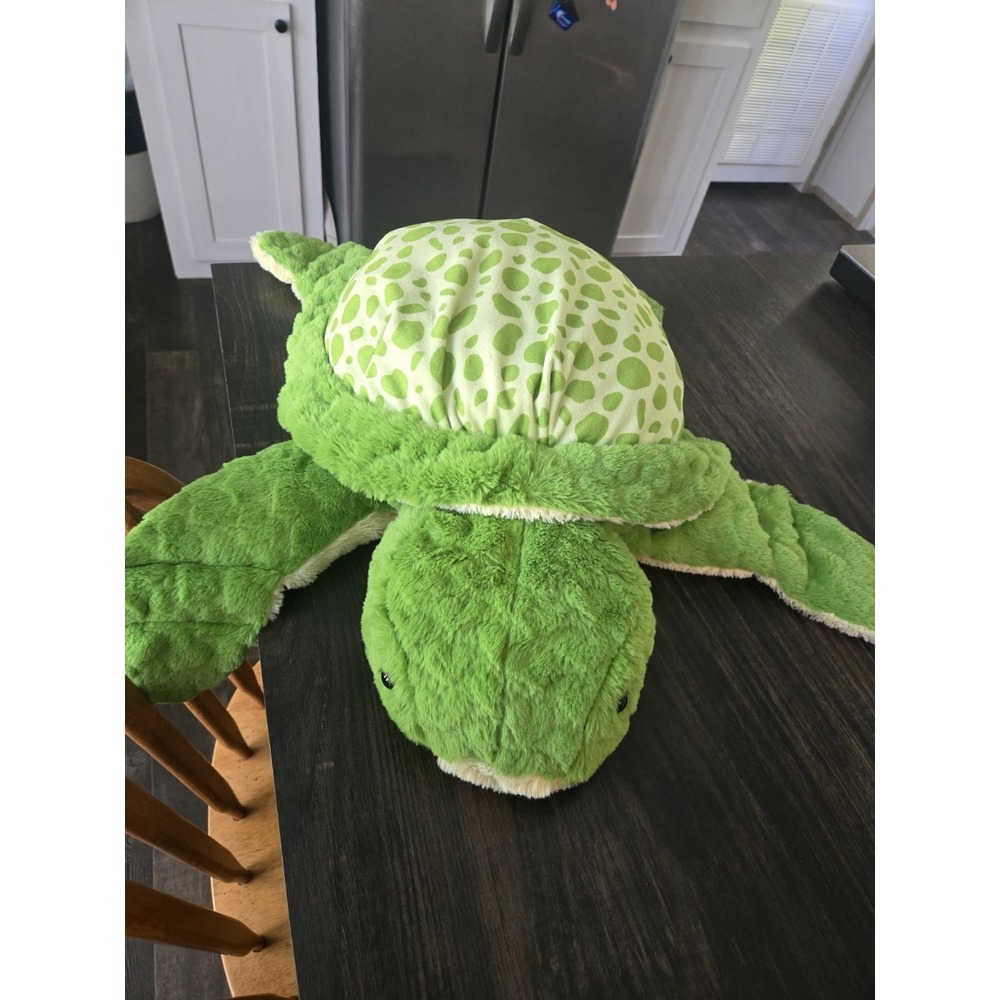 DAN DEE Large Sea Turtle 24" Stuffed Plush Animal Green Tortoise Pillow Buddy